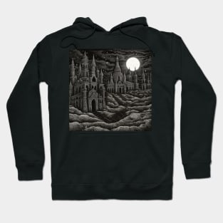 Folk Art Fairytale Castle Hoodie